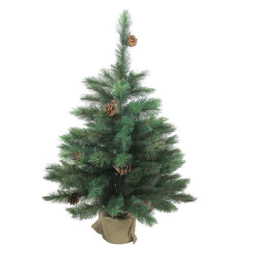 Northlight 3' Potted Royal Oregon Pine Burlap Base Full Artificial Christmas Tree - Unlit 1 Northlight 3' Potted Royal Oregon Pine Burlap Base Full Artificial Christmas Tree - Unlit