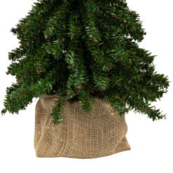 Northlight 15" Downswept Village Pine Medium Artificial Christmas Tree In Burlap Base, Unlit -Christmas Decoration Store northlight v15949 02 65094.1689777555