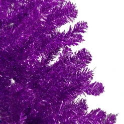 Northlight 4.5' Metallic Purple Tinsel Artificial Christmas Tree - Unlit -Christmas Decoration Store northlight v27322 1 01625.1588358958