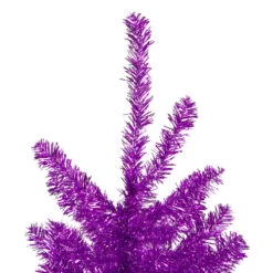Northlight 4.5' Metallic Purple Tinsel Artificial Christmas Tree - Unlit -Christmas Decoration Store northlight v27322 2 06240.1588358957