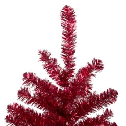 Northlight 3' Metallic Crimson Tinsel Artificial Christmas Tree - Unlit -Christmas Decoration Store northlight v27325 2 97865.1588356225