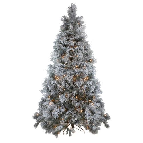 Northlight 7.5' Pre-Lit Full Black Spruce Artificial Christmas Tree - Clear LED Lights 1 Northlight 7.5' Pre-Lit Full Black Spruce Artificial Christmas Tree - Clear LED Lights