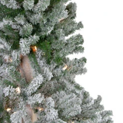 Northlight 6' Pre-Lit Flocked Alpine Artificial Christmas Tree, Clear Lights 9 Northlight 6' Pre-Lit Flocked Alpine Artificial Christmas Tree, Clear Lights -Christmas Decoration Store northlight v27441 1updated 90452.1671699958