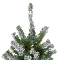 Northlight 6' Pre-Lit Flocked Alpine Artificial Christmas Tree, Clear Lights 8 Northlight 6' Pre-Lit Flocked Alpine Artificial Christmas Tree, Clear Lights -Christmas Decoration Store northlight v27441 2updated 11729.1671699957
