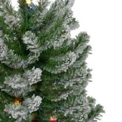 Northlight 6' Pre-Lit Flocked Alpine Artificial Christmas Tree - Multi Lights 9 Northlight 6' Pre-Lit Flocked Alpine Artificial Christmas Tree - Multi Lights -Christmas Decoration Store northlight v27442 2updated 09637.1665610738