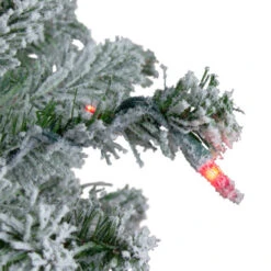 Northlight 6' Pre-Lit Flocked Alpine Artificial Christmas Tree - Multi Lights 8 Northlight 6' Pre-Lit Flocked Alpine Artificial Christmas Tree - Multi Lights -Christmas Decoration Store northlight v27442 4 03278.1665610738