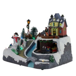 Northlight 10" LED Lighted Animated Train Christmas Village 8 Northlight 10" LED Lighted Animated Train Christmas Village -Christmas Decoration Store northlight xh27857 1 04114.1588406333