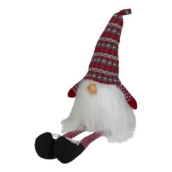 Northlight 23" Red And Gray Striped Christmas Santa Gnome With Dangling Legs 6 Northlight 23" Red And Gray Striped Christmas Santa Gnome With Dangling Legs -Christmas Decoration Store northlight yj02255 2 13400.1587645151