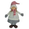 Northlight 19.5" Red And Gray Christmas Gnome Tabletop Decor