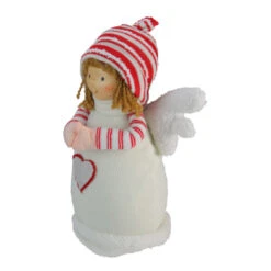 Northlight 10.5" White And Red Angel Boy With Heart Christmas Tabletop Figurine 5 Northlight 10.5" White And Red Angel Boy With Heart Christmas Tabletop Figurine -Christmas Decoration Store northlight yj37516 2 02058.1599786790