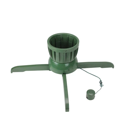 Northlight 24" Green Musical Rotating Christmas Tree Stand - For Live Trees 2 Northlight 24" Green Musical Rotating Christmas Tree Stand - For Live Trees - Image 2