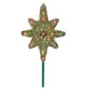 Northlight 21" Lighted Gold Star Of Bethlehem Christmas Tree Topper - Multicolor Lights