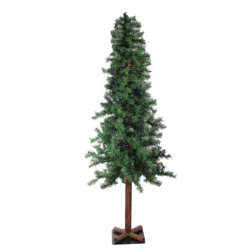Northlight 7' Slim Traditional Woodland Alpine Artificial Christmas Tree – Unlit 1 Northlight 7' Slim Traditional Woodland Alpine Artificial Christmas Tree – Unlit