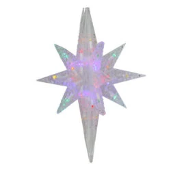 Northlight 19" Multicolor LED Twinkling 3D Bethlehem Star Hanging Christmas Decoration