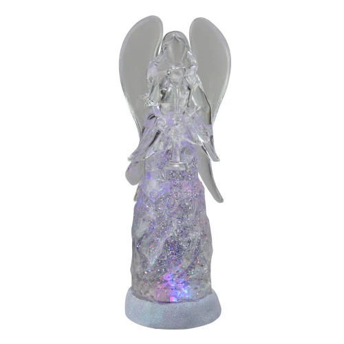 Northlight 11.5" LED Lighted Color Changing Angel With Trumpet Christmas Glitterdome - 32913142 1 Northlight 11.5" LED Lighted Color Changing Angel With Trumpet Christmas Glitterdome - 32913142