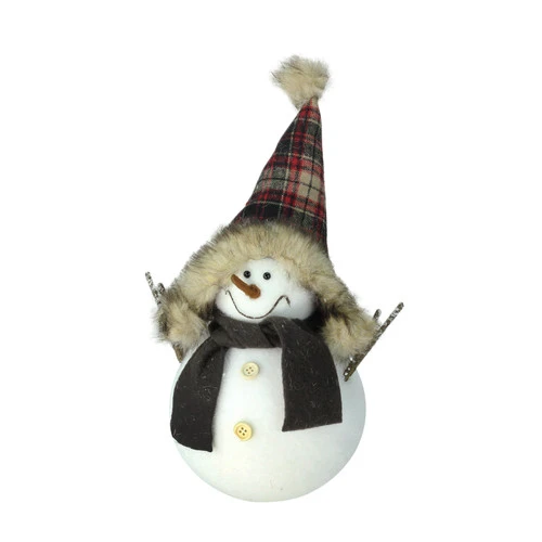 Northlight 13" White And Black Snowman With Hat Christmas Tabletop Figurine 1 Northlight 13" White And Black Snowman With Hat Christmas Tabletop Figurine