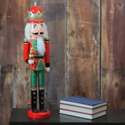 Northlight 24" Red And Green Wooden Christmas Nutcracker King With Scepter -Christmas Decoration Store o5djaelog9ir4kxtidim9vzygawhgk5w 81414.1587645148