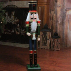 Northlight 36.75" Green And Black Christmas Nutcracker Soldier With Sword -Christmas Decoration Store qpitjhtdufwgcue3srn2cxda825xtcrv 78566.1588415180