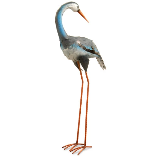 39" Garden Accents Blue Crane 1 39" Garden Accents Blue Crane