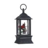 9.5" Lighted Water Lantern With Male Cardinal In A Snowy Tree Christmas Decoration - 34133992