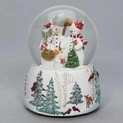 5.75” Snowman Family Dome