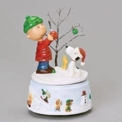 6.25” Charlie Brown Tree And Snoopy
