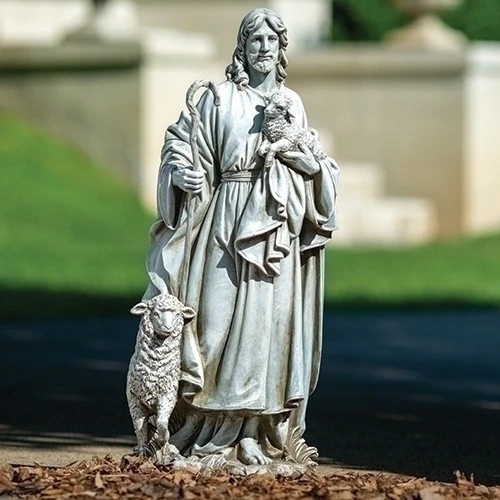 Good Shepherd Nativity Figure Decoration 25" 2 Good Shepherd Nativity Figure Decoration 25" - Image 2