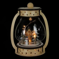 Roman 9.75" Clear And Beige LED Woodland Christmas Dome Lantern Tabletop Decoration 7 Roman 9.75" Clear And Beige LED Woodland Christmas Dome Lantern Tabletop Decoration -Christmas Decoration Store roman20131976 3 55180.1587644957
