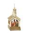 Roman 12" Brown And Red LED Lighted Musical Nativity Scene Christmas Ornament
