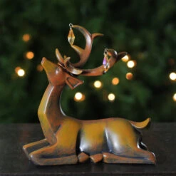 Roman 7.5" Brown Laying Deer Christmas Table Top Decoration 5 Roman 7.5" Brown Laying Deer Christmas Table Top Decoration -Christmas Decoration Store roman 31287 b 3 52409.1588411275