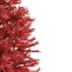 7.5' Pre-Lit Medium Sparkle Ruby Tinsel Artificial Christmas Tree - Red Lights 5 7.5' Pre-Lit Medium Sparkle Ruby Tinsel Artificial Christmas Tree - Red Lights -Christmas Decoration Store santasown sh75rulr 2 97471.1588398018