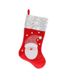 Northlight 20.5" Red And White Santa Claus Christmas Stocking