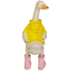 9.75" Standing Spring Duck With Yellow Raincoat And Pink Rain Boots Figurine - 34257029 6 9.75" Standing Spring Duck With Yellow Raincoat And Pink Rain Boots Figurine - 34257029 -Christmas Decoration Store transpac a2394 pink 2 34523.1588400049