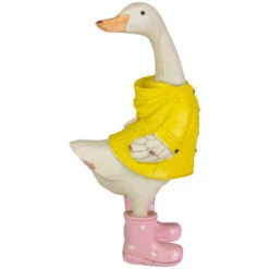 9.75" Standing Spring Duck With Yellow Raincoat And Pink Rain Boots Figurine - 34257029 7 9.75" Standing Spring Duck With Yellow Raincoat And Pink Rain Boots Figurine - 34257029 -Christmas Decoration Store transpac a2394 pink 3 64572.1588400049