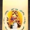 Roman 5" Pre-Lit White And Yellow LED Festive Snowman Flickering Flameless Christmas Candle