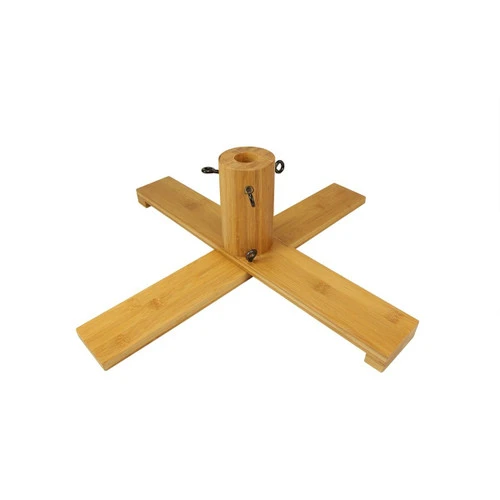 29" Brown Wooden Artificial Christmas Tree Stand 2 29" Brown Wooden Artificial Christmas Tree Stand - Image 2