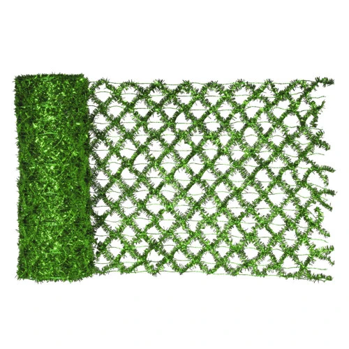 Green Commercial Wired Mesh Garland Ribbon 12" X 10 Yards 2 Green Commercial Wired Mesh Garland Ribbon 12" X 10 Yards - Image 2
