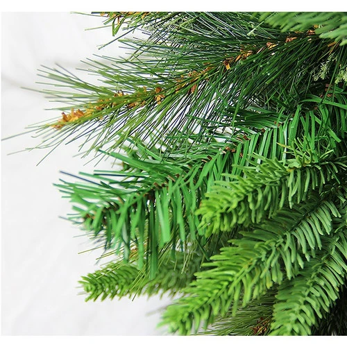 3.5' Pre-Lit Green Potted Mixed Cashmere Pine Medium Artificial Christmas Tree - Multicolor LED Lights 2 3.5' Pre-Lit Green Potted Mixed Cashmere Pine Medium Artificial Christmas Tree - Multicolor LED Lights - Image 2