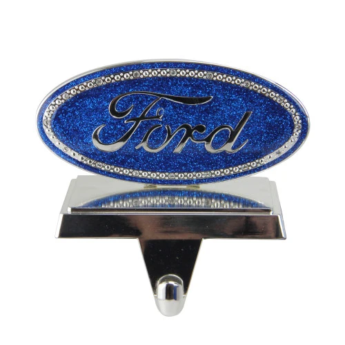 Northlight 5" Blue And Silver Officially Licensed Iconic Ford Logo Christmas Stocking Holder 1 Northlight 5" Blue And Silver Officially Licensed Iconic Ford Logo Christmas Stocking Holder