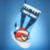 Kurt Adler 21" Blue And Red Angry Bird Christmas Stocking