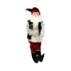 Northlight 22" Black And Red Poseable Whimsical Elf Christmas Figurine