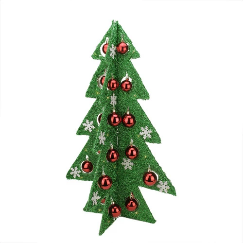 Northlight 28" Pre-Lit Battery Operated Green And Red LED Christmas Tree Tabletop Decor 1 Northlight 28" Pre-Lit Battery Operated Green And Red LED Christmas Tree Tabletop Decor