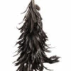 21" Brown Feather Cone Artificial Christmas Tree Tabletop Decor