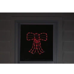 Northlight 14" Lighted Red Bow Christmas Window Silhouette Decoration -Christmas Decoration Store zkqsytfpznrbcwnrmust3osqgal6vics 94831.1665580041